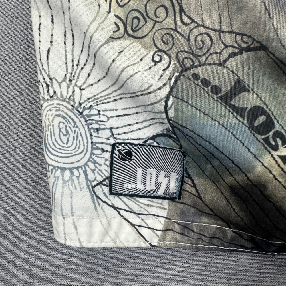 Y2K Lost Enterprise Mayhem Board Shorts Mens 32 Floral AOP Surf Swim Trunks - Picture 8 of 9